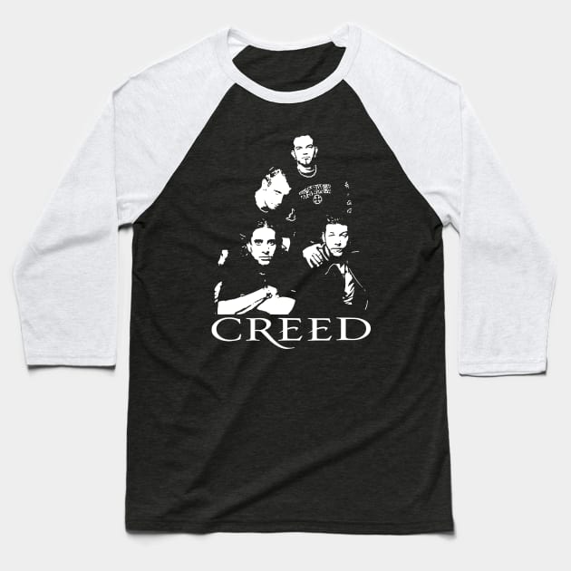 Creed rock music Baseball T-Shirt by regaju